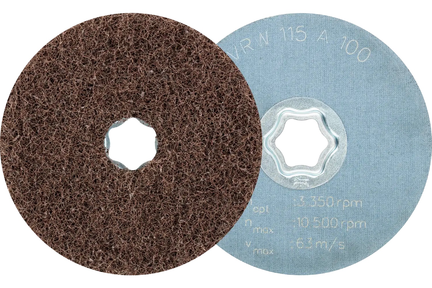 Picture of Pferd Combiclick® SurFace Conditioning Disc Soft, 4-1/2", 100 Grit Coarse, Aluminum Oxide